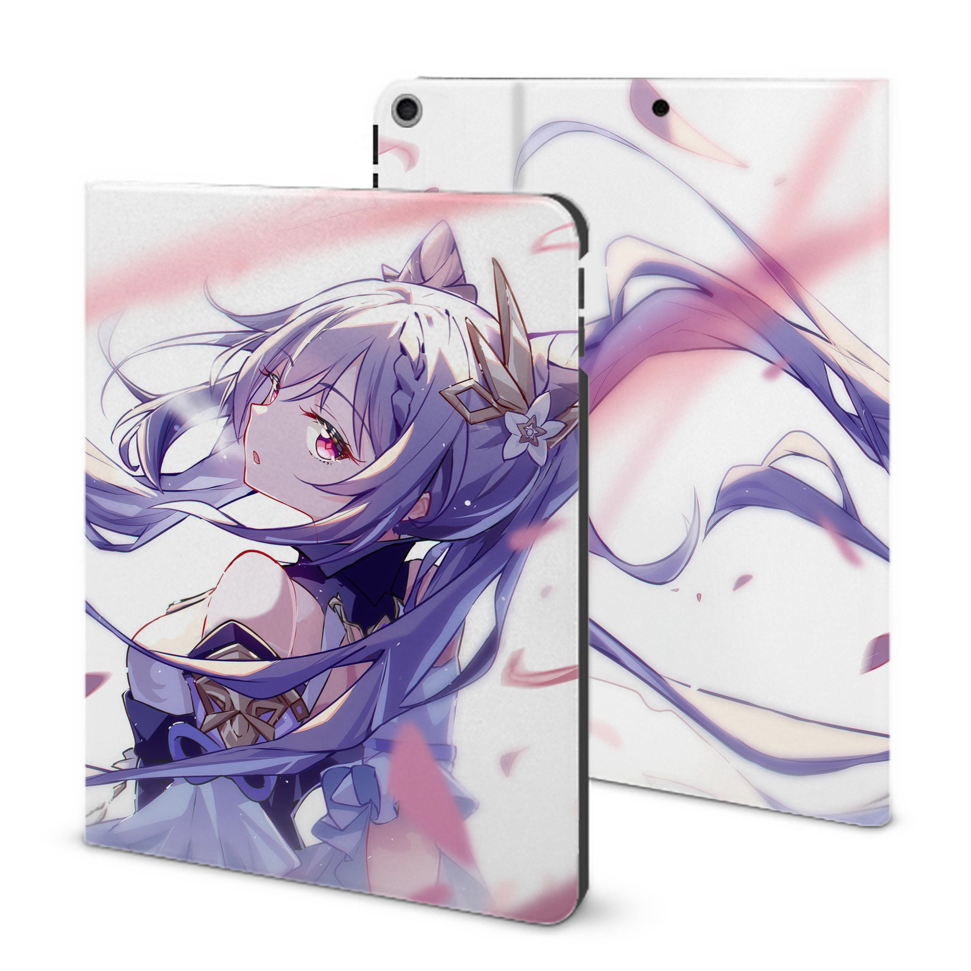 げんし神 genshin IPad ケース ブック型 PUレザー TPU 耐衝撃 軽量 薄型 ペン収納なし 全面保護 IPad 各モデル対応